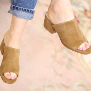 Used Vagabond Saide Mules, Size 8